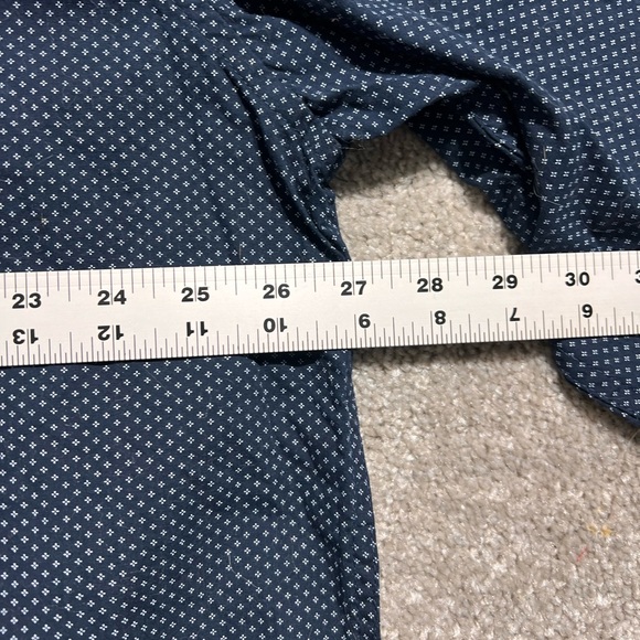 Gentlemen’s Outfitters Men’s Blue Button Down Collared Shirt Size 3X - Picture 6 of 10